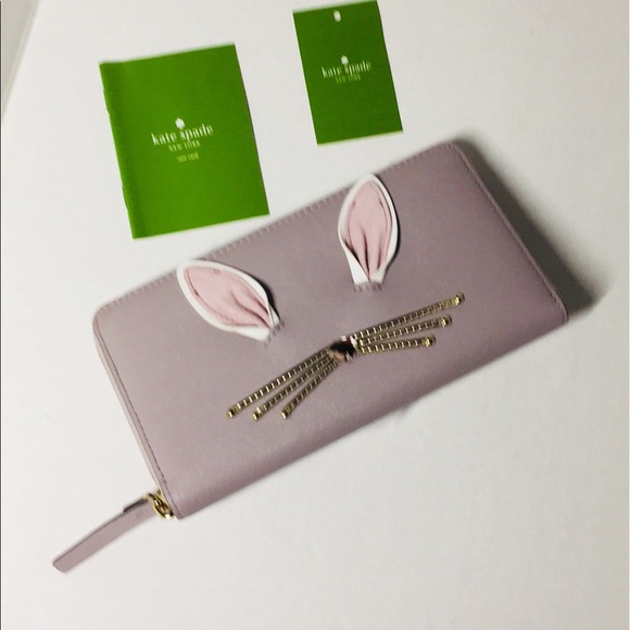 kate spade | Bags | New Kate Spade Purple Rabbit Neda Wallet Hp | Poshmark